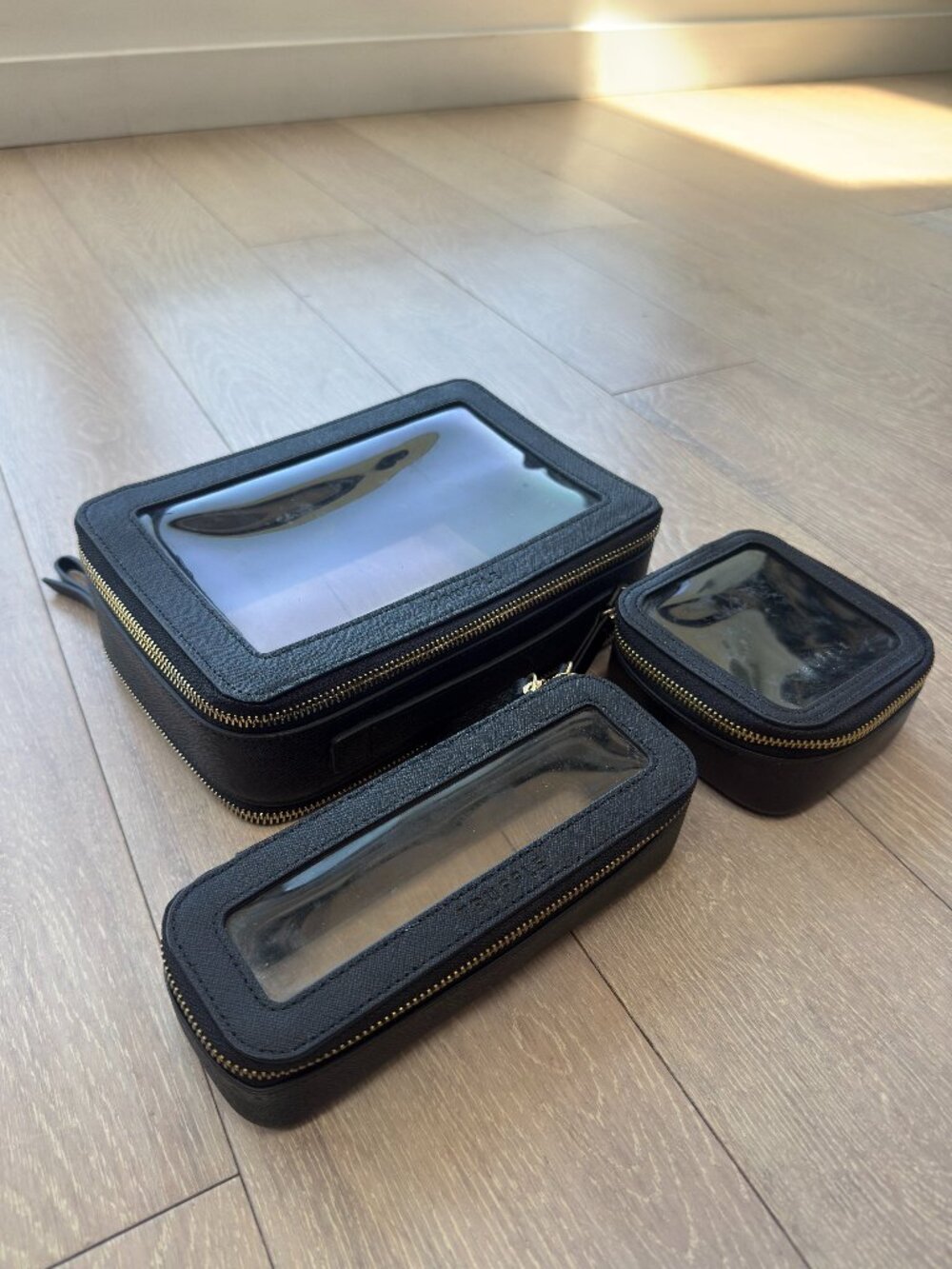 Truffle - Set of 3 Makeup Travel Cases